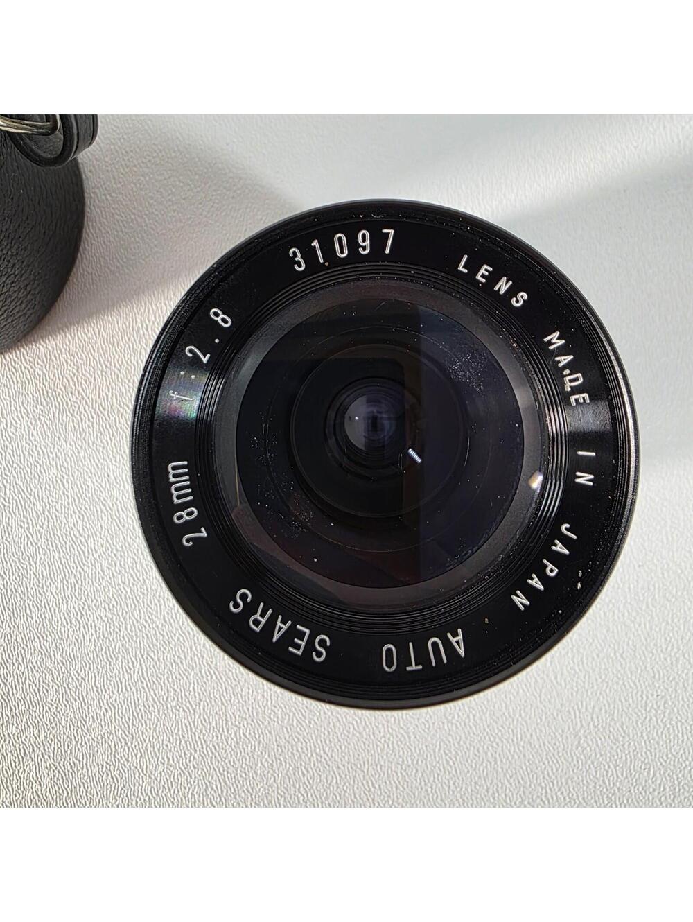 Sears Auto 28mm f2.8 JAPAN Wide Prime Lens W/Case